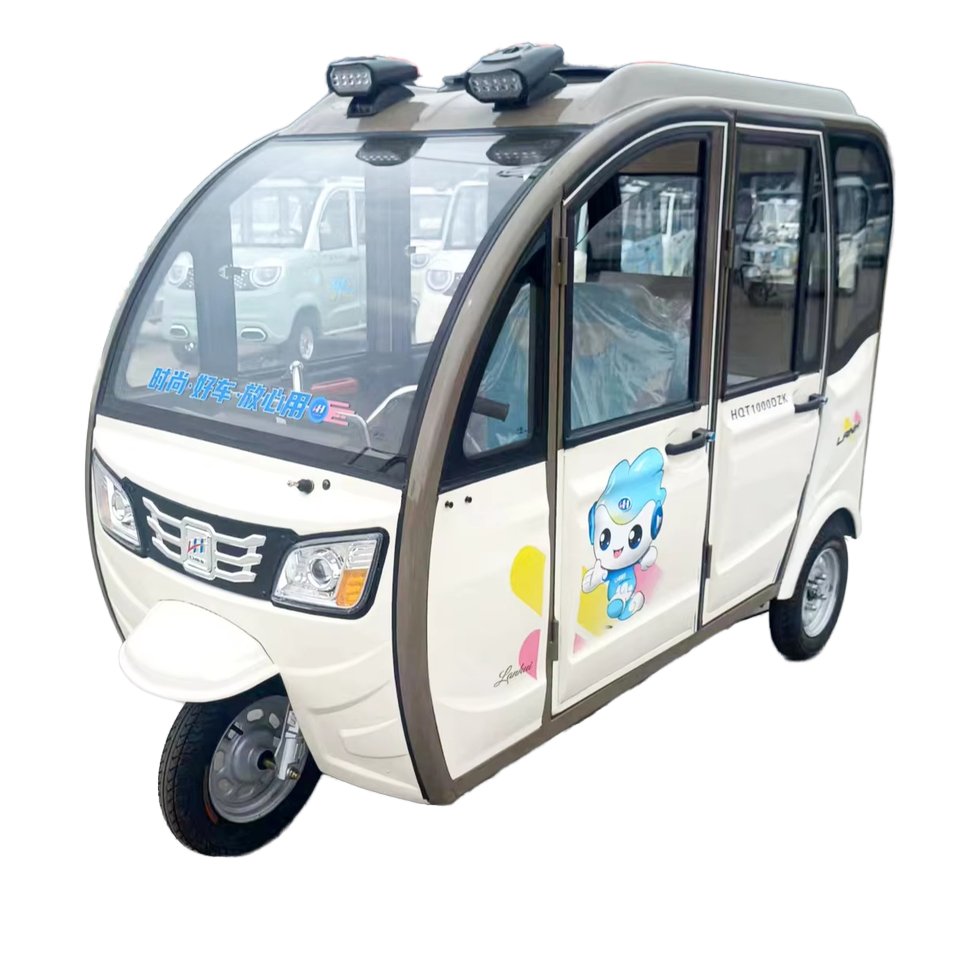 The Most Sold 2024 1000W 60v Electric Tricycles for Passengers Closed 3 Wheel Motorcycle